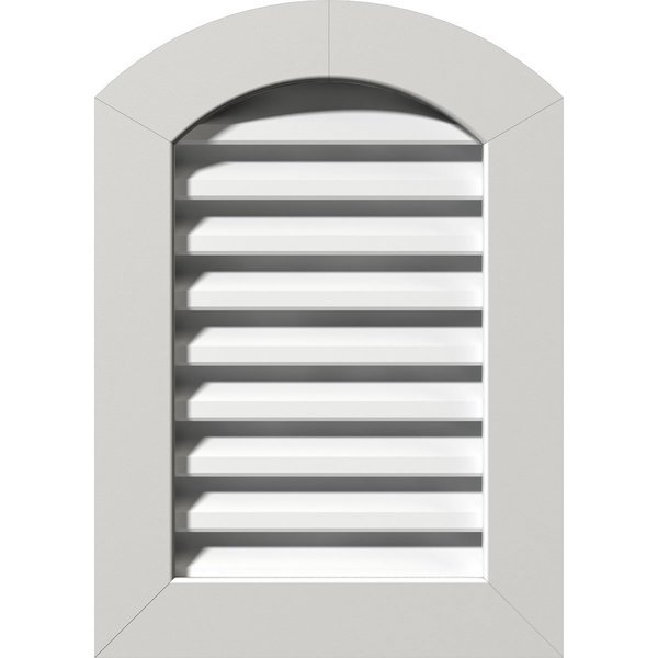 Arch Top Gable Vent Functional, PVC Gable Vent w/ 1